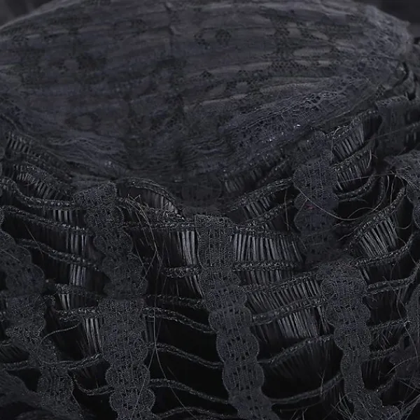 Anime Demon Slayer Kimetsu No Yaiba Iguro Obanai Cosplay Peruker Kostymer_Kvalitetsgåvor Svart 1 st 1pc> Peruker