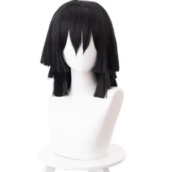Anime Demon Slayer: Kimetsu No Yaiba Iguro Obanai Cosplay Peruk><noscript><img width=