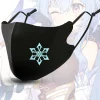 anime genshin impact cosplay mask kostymtillbehör xiao huta Ice> Masker
