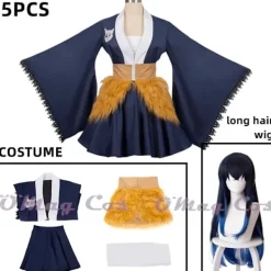 Anime Hashibira Inosuke Cosplay Halloween Kostymer för Kvinnor Kostym Klänning Lek Kläder Uniform Klänning Kostym Roll XXXL XXXL XXXL XXXL hatt 2[CO] | Fyndiq> Huvudbonader