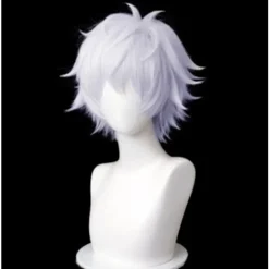 Anime Jujutsu Kaisen Cosplay Kostym Itadori Yuji Maskerad Halloween Cosplay Gojo Satoru hår -FM- hair><noscript><img width=