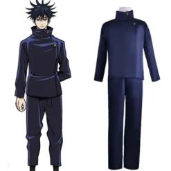 Anime Jujutsu Kaisen Cosplay Kostym Itadori Yuji Maskerad Halloween Cosplay Gojo Satoru hår -FM- hair><noscript><img width=
