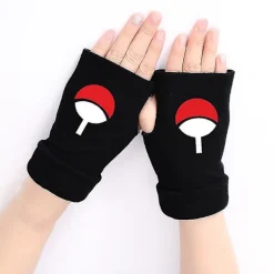 Anime Naruto Cosplay Handskar för Kvinnor Män Barn Akatsuki Röda Moln Ninja Cosplays Fingerlösa Cykelhandskar Leksaker Fans Present style 5> Tillbehör