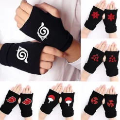 DAO Anime Naruto Cosplay Handskar för Kvinnor Män Barn Akatsuki Röd Moln Ninja Cosplay Fingerlösa Handskar Cykelhandskar Leksaker Fans Present {Db} | Fyndiq> Tillbehör