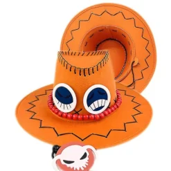 Anime One Piece Monkey D. Luffy Cosplay Cowboyhatt Portgas D Ace Tecknad Kostym Tillbehör Luffy Stråhatt För Barn Vuxen><noscript><img width=