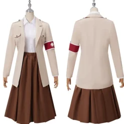Anime Pieck Finger Cosplay Kostym Rockbyxor Slutgiltig Trench Kjol Skjorta Karneval Party Förklädnad Outfit Scenkläder Halloween Present XXL XXL Full Set | Fyndiq><noscript><img width=
