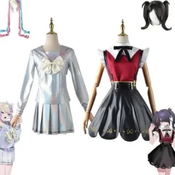 Anime Spel Needy Girl Overdose Abyss KAngel Ame Chan Cosplay Kostym JK Uniform KAnge KAnge Wig Only> Peruker