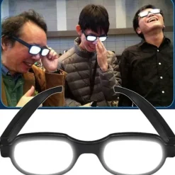 Anime Spoof Glasögon Anti-break Luminous Vit Cosplay Glasögon Prop För Fest Qinhai><noscript><img width=