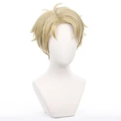 Anime Spy X Family Loid Forger Cosplay Peruk Mössa Ljusblond Kort Hår Twilight Anya Forger Fars Tillbehör Halloween Fest Prop> Peruker