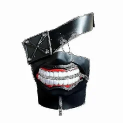 D Anime Tokyo Ghoul Mask Ken Kaneki Huvmask Halloween 3 Gummi Cosplay Rekvisita><noscript><img width=