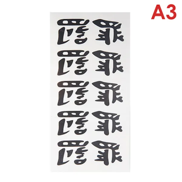 Anime Tokyo Revengers Cosplay-dekal Vattentät Temporary St A3 A3> Smink