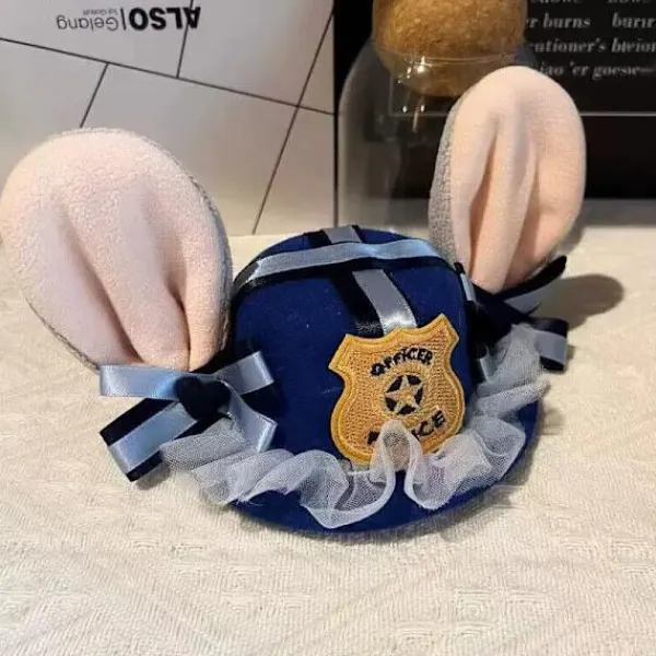 Anime Zootopia Zootropolis 2 Judy Hopps Cosplay Kaninöron Mössa Hatt Tillbehör*.> Huvudbonader