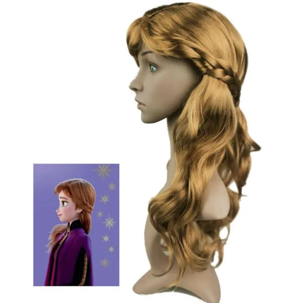 Anna Anime Peruker Cosplay Syntetiskt Hår Peruker> Peruker