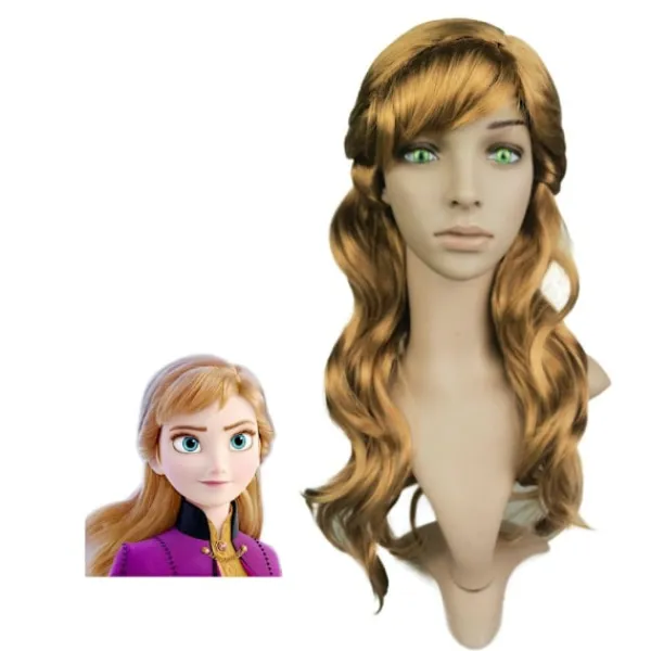 Anna Anime Peruker Cosplay Syntetiskt Hår Peruker> Peruker