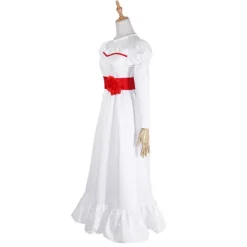 Annabel Film Cosplay Kostym för Kvinnor Barn Vuxen Halloween Kostymer och Peruk Skräck Läskig Fancy Vit Klänning Outfits A endast peruk [mo] Kids 150 | Fyndiq> Peruker
