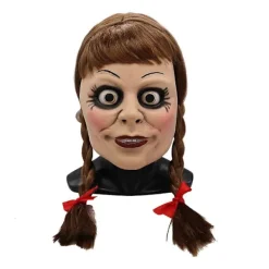 Annabelle Full Mask Långt Hår Horror Cosplay Maskeraddräkt Kostymrekvisita> Masker