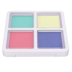 Ansikts- och kroppsfärg 4 färger Matt Ljus Stark Hållbar Vattenlöslig Sminkpigment för Cosplay Semester 40g> Smink