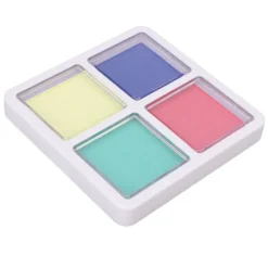 Ansikts- och kroppsfärg 4 färger Matt Ljus Stark Hållbar Vattenlöslig Sminkpigment för Cosplay Semester 40g><noscript><img width=