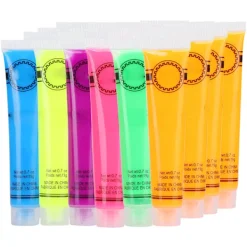 Ansikts- och kroppsmålningsglödkit Set med 24 tuber 6 färger Konstfest Fancy Cosplay Makeup> Smink