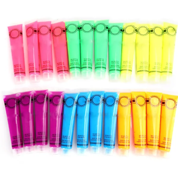 Ansikts- och kroppsmålningsglödkit Set med 24 tuber 6 färger Konstfest Fancy Cosplay Makeup> Smink