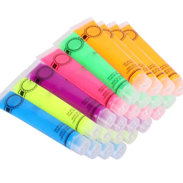 Ansikts- och kroppsmålningsglödkit Set med 24 tuber 6 färger Konstfest Fancy Cosplay Makeup> Smink