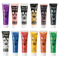 Ansiktsfärg / Smink på Tub - Flera färger - Halloween & Maskerad> Smink
