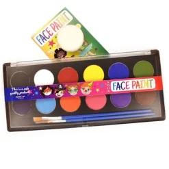 Leksaksaffären Ansiktsfärg Aqua 12 färger> Smink