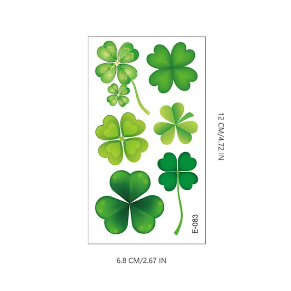 INF Ansiktsklistermärken med fyrklöver - 10-pack> Smink