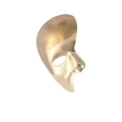 Masker Ansiktsmask - Half face Gold Phantom of the opera mask> Masker