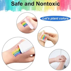 Ansiktsmålning för EM-VM, Kroppsmålning för barn, Cosplay, Halloween 2 FÄRG> Smink