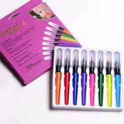 Ansiktsmålning, färgkritor 8 giftfria ansikts- och kroppskritor för d[ZHE]><noscript><img width=