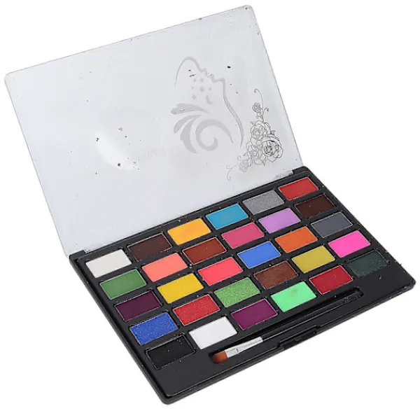 Ansiktsmålningskit, 30 färger för kroppsmålning och temafester> Smink