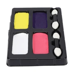 Ansiktsmålningskit 4 Färger Livsmedelsgodkänd Säker Snabbtorkande DIY Kroppsmålning 10g 0.4oz för Cosplay><noscript><img width=