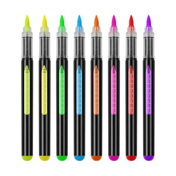 Ansiktsmålningspennor, tvättbara tatueringspennor, viktiga saker för semestern, 8 pennor> Smink