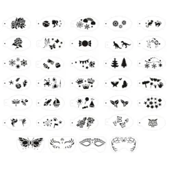 BraVärde Ansiktsmålningsschabloner, Kroppsmålningsmall Hållbar, Maskeradfestivaler-lingling}><noscript><img width=