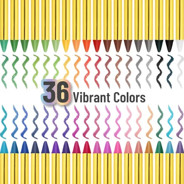 Ansiktsmålningsstift för barn, 36 färger> Smink