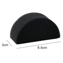 Ansiktsmålnings-svampar Ansiktsmålning Svarta svampar Hög densitet För konstverk och kroppsmålning (10 kronblad><noscript><img width=