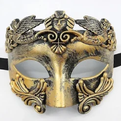Antik Grekisk Spartansk Krigare Romersk Maskeradmask Män Venetiansk Mask Bröllopsmask Maskerad Mask Bröllopsmask Burlesk Maskeradfest> Masker