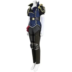 Arcane Vi Cosplay Sheriff Kläder Peruker Anime Spel LoL 2 Kostym Vuxen Kvinna Rollspel Fräck Kläder Party Utklädnad Kläder PERUK XL><noscript><img width=