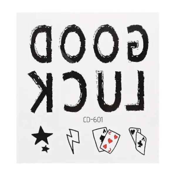 Art Temporary Tattoos Simulation Tattoos Stickers Fake Tatto Waterproof Colored> Smink