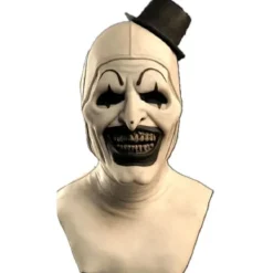 Art the Clown Terrifier 2 Cosplay Mask Endast för Halloween & Karneval[JUN] M> Masker