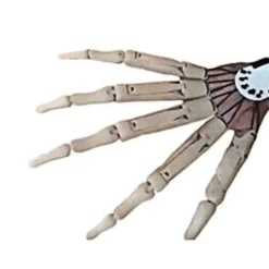 Articulated Fingers Flexible Joints Skeleton Hand Extensions Halloween Party Prop> Tillbehör