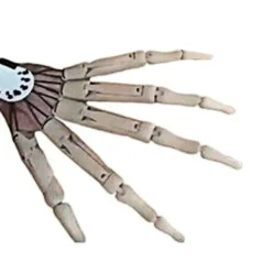 Articulated Fingers Flexible Joints Skeleton Hand Extensions Halloween Party Prop> Tillbehör