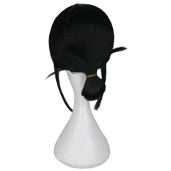 AVEKI Anime Cos peruk för Cosplay Shinomiya Kaguya Naturlig Mjuk Hög Temperatur Tråd Flickor Cosplay Klä Upp Kostym Tillbehör, Svart-48><noscript><img width=