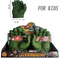 FMYSJ Avengers Hulk Handskar Smash Hands Barn Cosplay Leksak Ett Par Nävar (FMY)><noscript><img width=