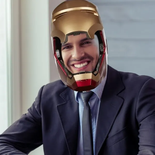 Avengers Legends Iron Man Elektronisk Hjälm Män Barn 1:1 Portabel Iron Man Hjälm Knappkontroll Deformerad Cosplay Rekvisita Gåvor{ee}> Huvudbonader