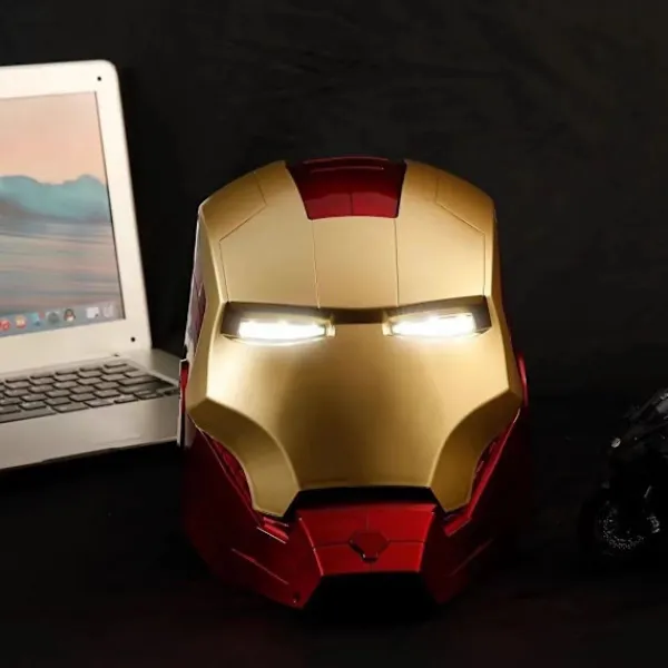 Avengers Legends Iron Man Elektronisk Hjälm Män Barn 1:1 Portabel Iron Man Hjälm Knappkontroll Deformerad Cosplay Rekvisita Gåvor【ad】> Huvudbonader