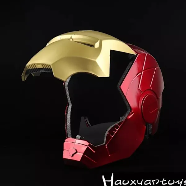 Avengers Legends Iron Man Elektronisk Hjälm Män Barn 1:1 Portabel Iron Man Hjälm Knappkontroll Deformerad Cosplay Rekvisita Gåvor> Huvudbonader