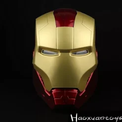 Avengers Legends Iron Man Elektronisk Hjälm Män Barn 1:1 Portabel Iron Man Hjälm Knappkontroll Deformerad Cosplay Rekvisita Gåvor><noscript><img width=