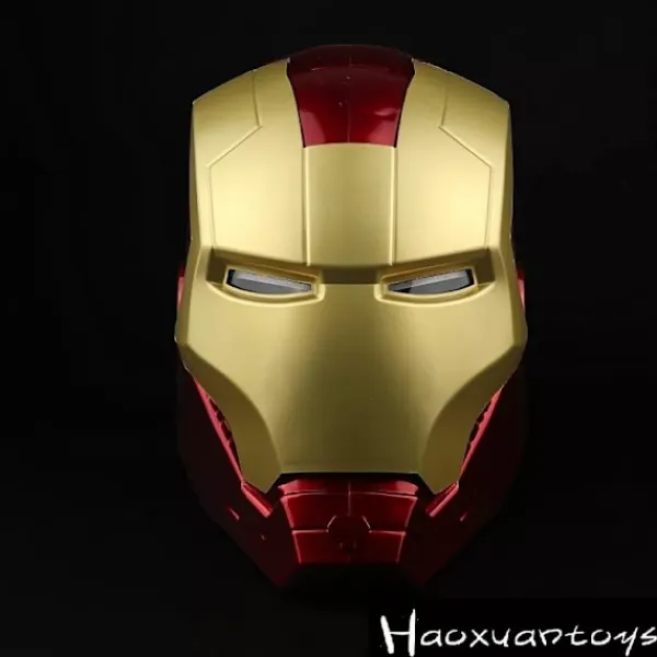 Avengers Legends Iron Man Elektronisk Hjälm Män Barn 1:1 Portabel Iron Man Hjälm Knappkontroll Deformerad Cosplay Rekvisita Gåvor> Huvudbonader